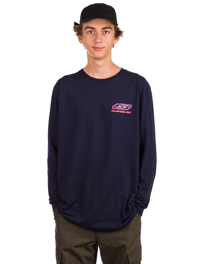 Quiksilver Return To The Moon Long Sleeve T-Shirt sininen