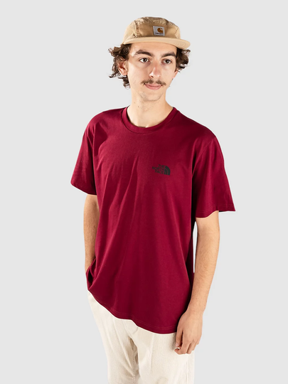 THE NORTH FACE Simple Dome T-paita punainen