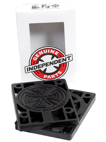 Independent 1/4" Riser Pads musta
