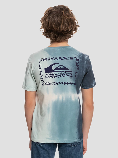 Quiksilver Checker Stamp T-Shirt tiedye