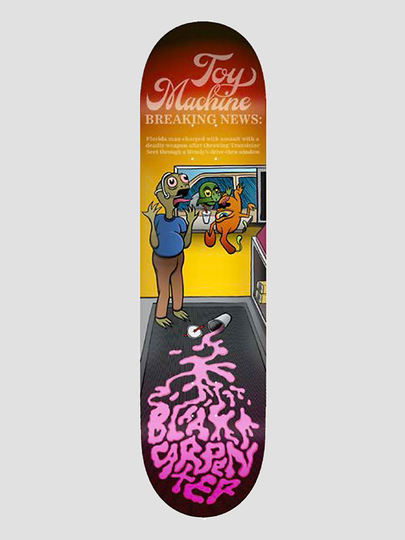 Toy Machine Carpenter Drive Thru 8.5" Skateboard Deck kuviotu
