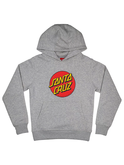 Santa Cruz Classic Dot Hoodie harmaa