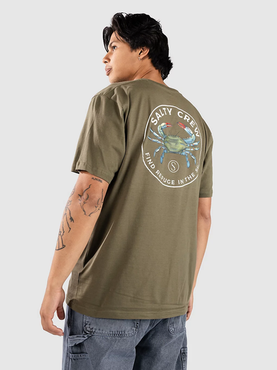 Salty Crew Blue Crabber Premium T-paita vihreä