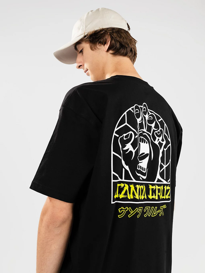Santa Cruz Forge Hand T-Shirt musta
