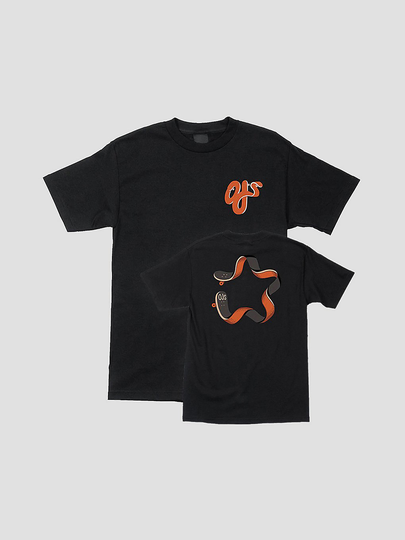 OJ Wheels Oj Star T-Shirt musta