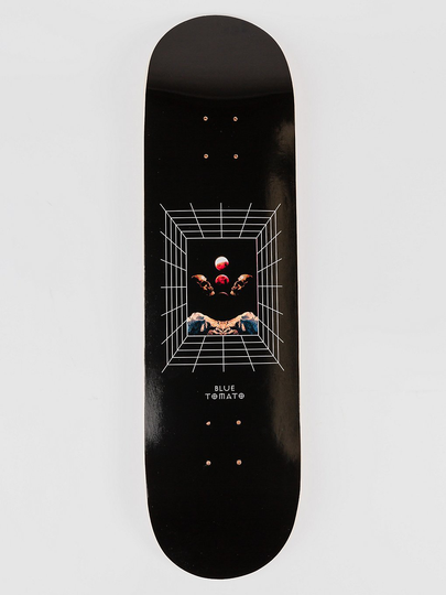 Blue Tomato Moon Shot 8.5" Skateboard Deck musta