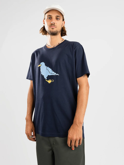 Cleptomanicx Gulladin T-Shirt sininen