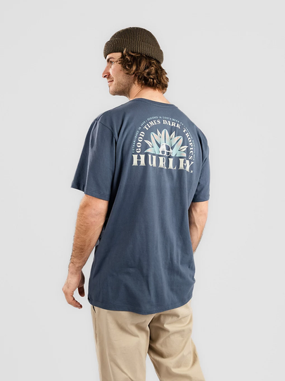 Hurley Everyday Wash Dark Tropics T-Shirt sininen