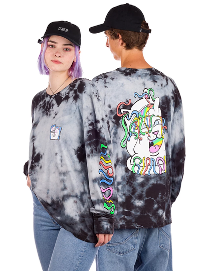 RIPNDIP Acid Playdo Long Sleeve T-Shirt tiedye
