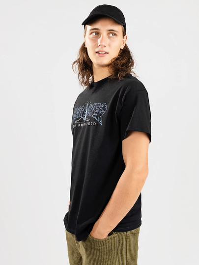 Thrasher Pyramid T-Shirt musta