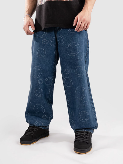 Blue Tomato Smiley Denim Farkut sininen