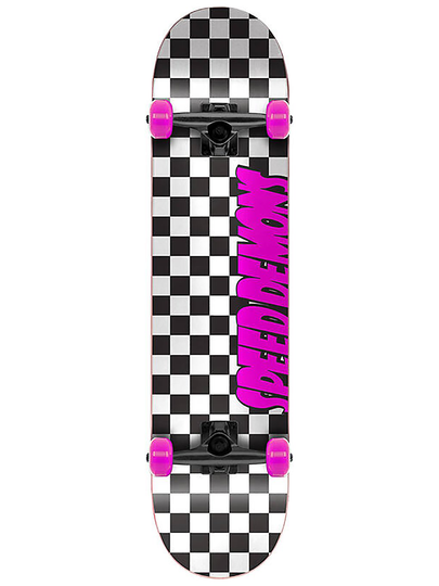 Speed Demons Checkers 7.75" Complete musta