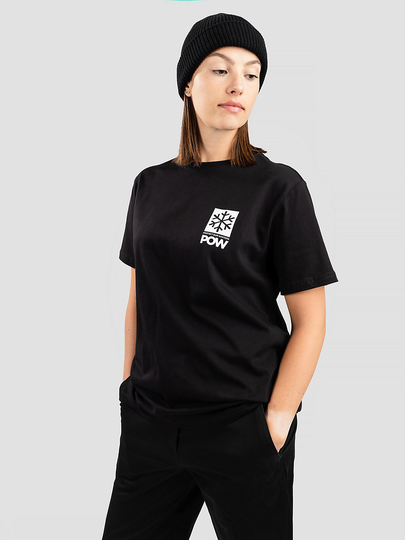 POW Protect Our Winters Flake Logo T-Shirt musta