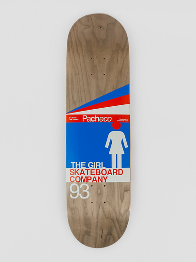 Girl Pacheco Intl OG 8.375" Skateboard Deck sininen