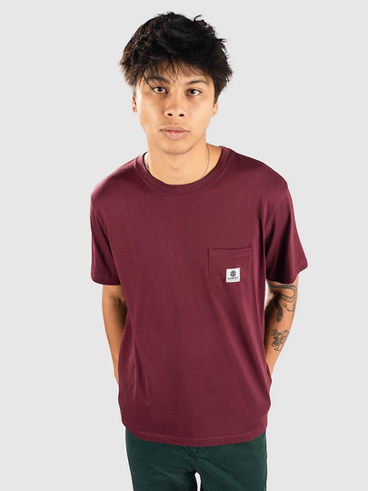Element Basic Pocket Label T-paita punainen
