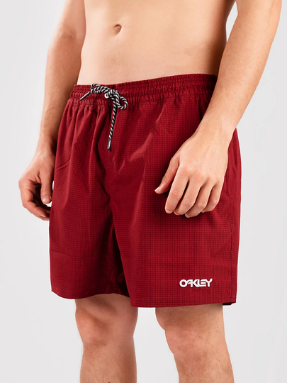 Oakley Seersucker 16" Boardshorts punainen