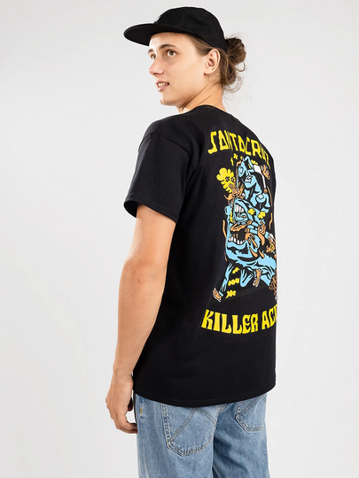 Killer Acid X Santa Cruz Hand T-Shirt musta