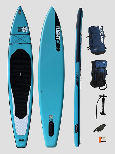 Light ISUP The Blue Series Tourer 14'0 X 32" SUP-Lauta kuviotu