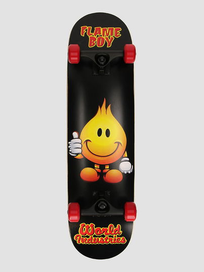 World Industries Flame Boy 8" Complete musta