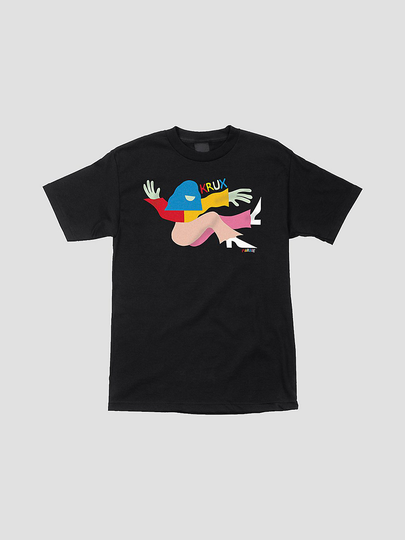 Krux Marbie Miller T-Shirt musta