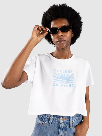 Sisstr The Cruiser Crop T-Paita valkoinen