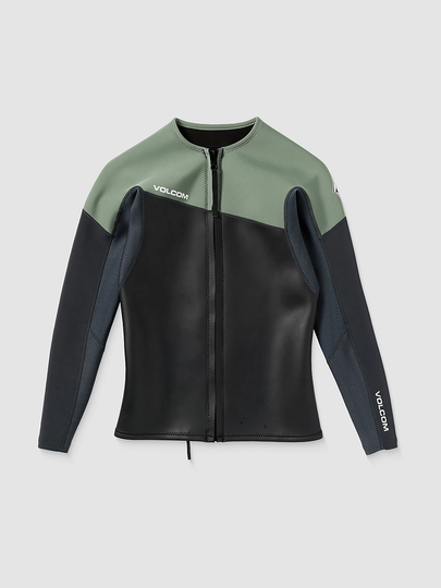 Volcom 1.5Mm Front Zip Lycra vihreä