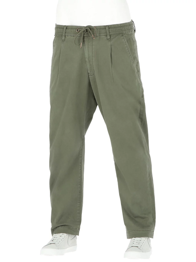 REELL Reflex Loose Chino Long Housut vihreä