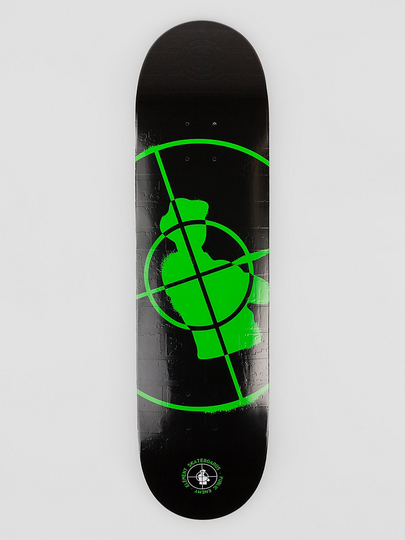 Element X Public Enemy Stencil 8.25" Skateboard Deck musta
