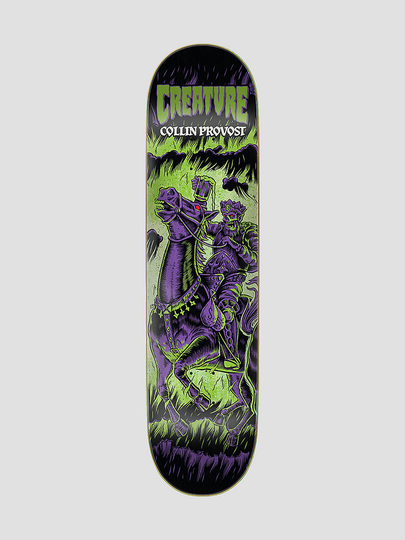 Creature Provost Horseman VX 8.0" Skateboard Deck musta