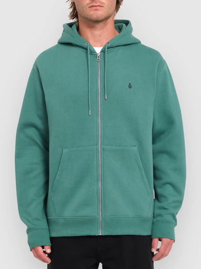 Volcom Single Stone Vetoketjullinen huppari vihreä