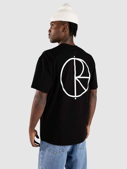 Polar Skate Stroke Logo T-paita musta