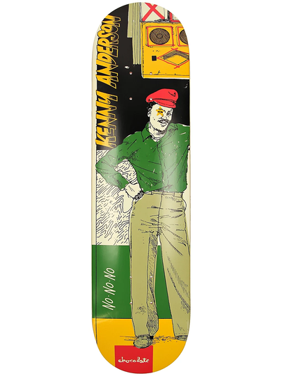 Chocolate Anderson Sound System 8" Skateboard Deck kuviotu