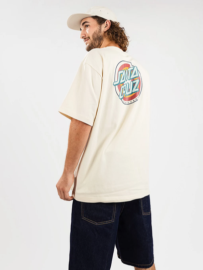 Santa Cruz Absent Gleam Dot T-Shirt valkoinen