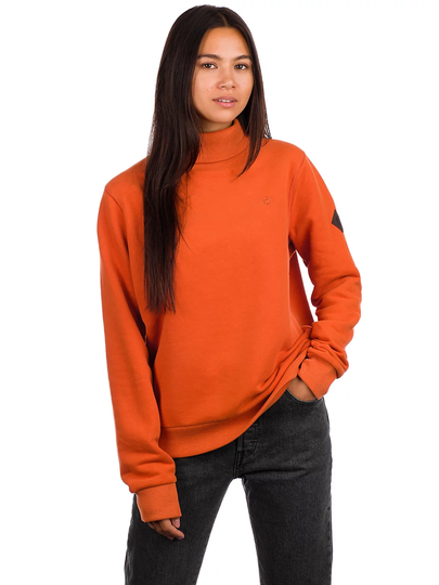 Kazane Amanda Turtleneck Sweater ruskea