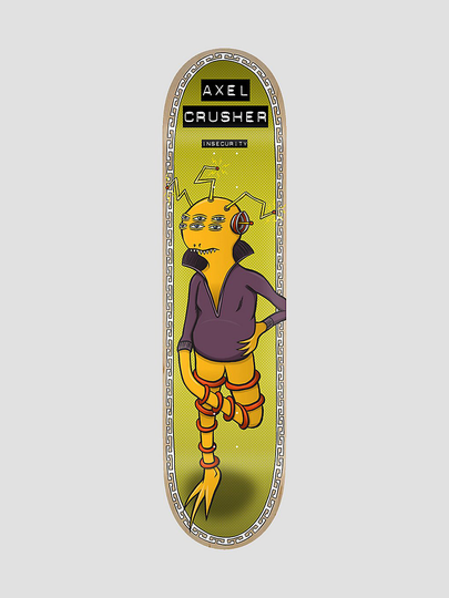 Toy Machine Insecurity Series 8.5" Skateboard Deck kuviotu
