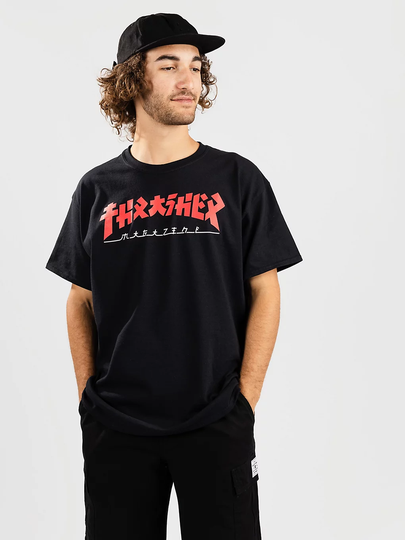 Thrasher Godzilla T-Shirt musta