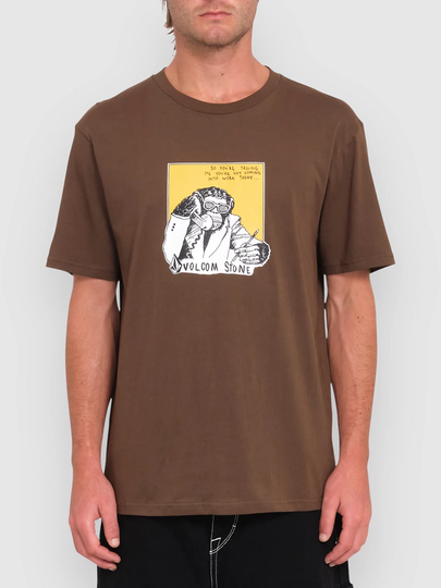 Volcom Chimp T-paita ruskea