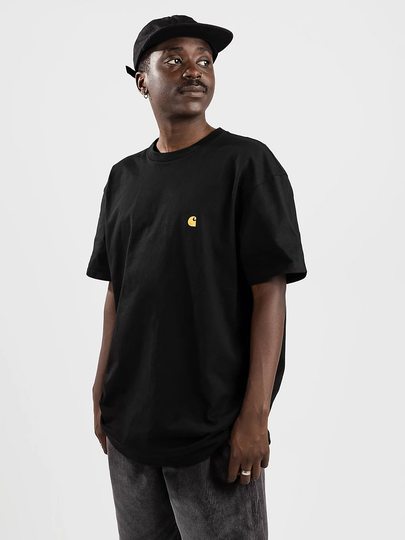 Carhartt WIP Chase T-paita musta