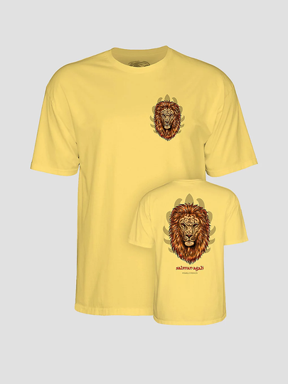 Powell Peralta Salman Agah Lion T-Shirt keltainen