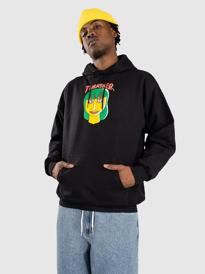 Thrasher Talk Shit By Gonz Huppari musta