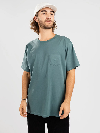 Rhythm Embroidered Pocket T-Shirt sininen