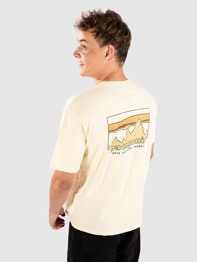 Patagonia 73 Skyline Organic T-paita keltainen