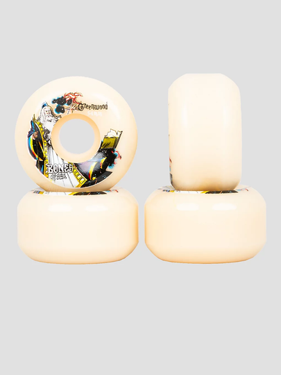 Bones Wheels STF Greenwood Magic 99A V5 Sidecut 52mm Wheels valkoinen