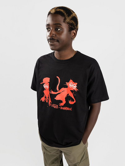 Vans Krooked By Natas For Ray OTW II T-Shirt musta