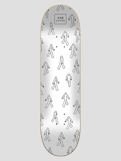 Sovrn Crowd 8.0" Skeittilaudan dekki kuviotu