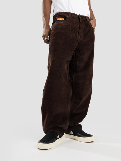 Empyre Loose Fit Sk8 Vakosamettihousut ruskea