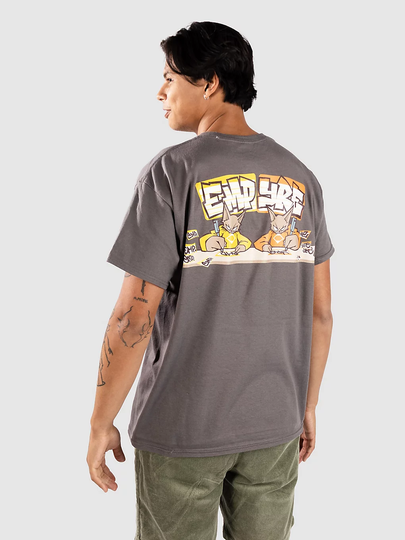 Empyre Slap 4 Slap Tags T-paita harmaa