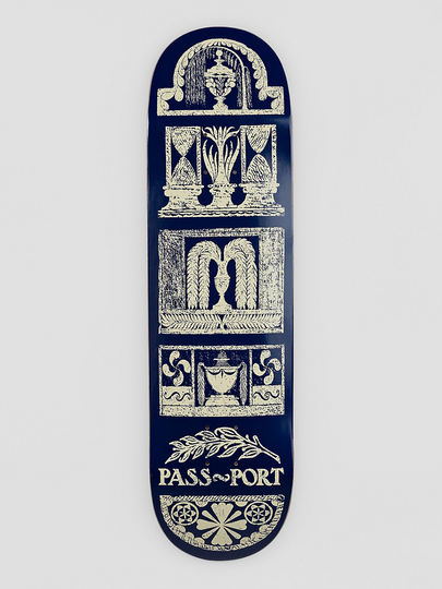 Pass Port Rubbgins Series Court Yard 8.38" Skateboard Deck sininen