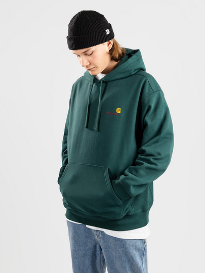 Carhartt WIP American Script Hoodie vihreä