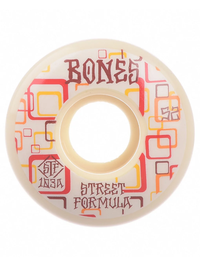 Bones Wheels STF Retros 103A V3 Slims 52mm Wheels valkoinen